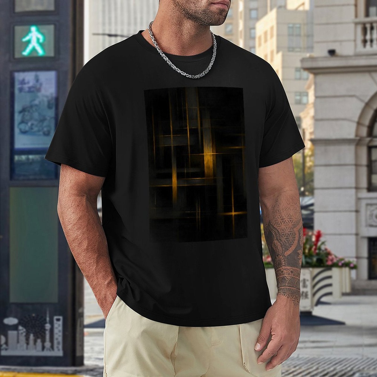 Men's Cotton Short - sleeved T-shirt, Breathable Loose - fitting Casual Summer Top, Suitable for Outdoor Activities and Daily Comfortable Wear,Men's T-shirt100%cottonzxvsgzyhme1r - TrendyLookz