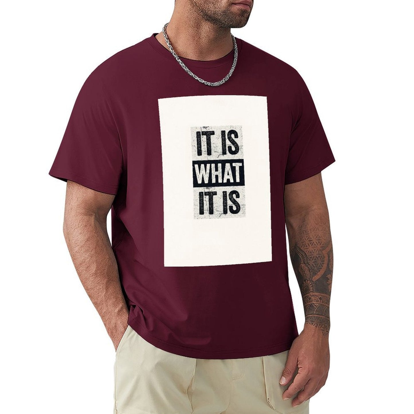 Men's Cotton Short - sleeved T-shirt, Breathable Loose - fitting Casual Summer Top, Suitable for Outdoor Activities and Daily Comfortable Wear,Men's T-shirt100%cottonzxvsgxwl4qct - TrendyLookz