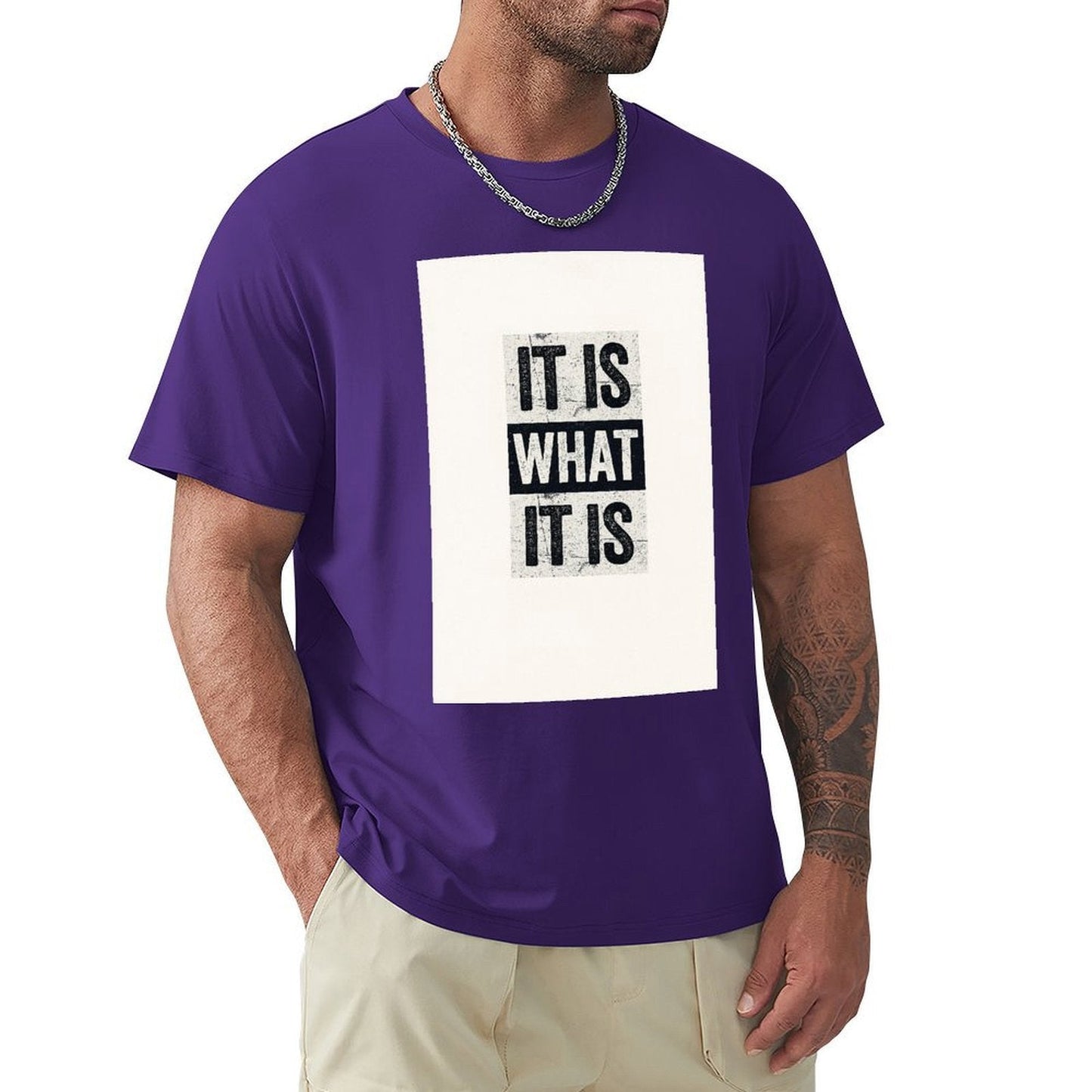 Men's Cotton Short - sleeved T-shirt, Breathable Loose - fitting Casual Summer Top, Suitable for Outdoor Activities and Daily Comfortable Wear,Men's T-shirt100%cottonzxvsgxwl4qct - TrendyLookz