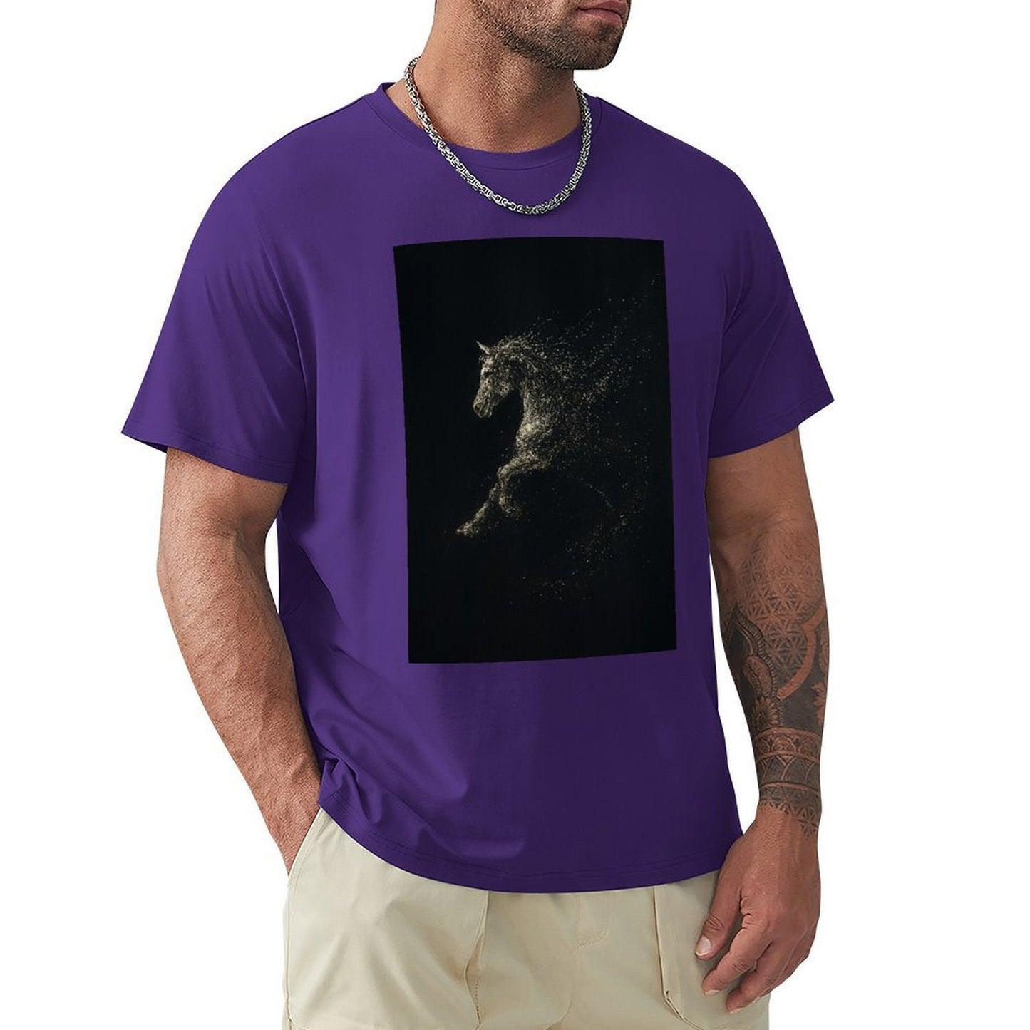Men's Cotton Short - sleeved T-shirt, Breathable Loose - fitting Casual Summer Top, Suitable for Outdoor Activities and Daily Comfortable Wear,Men's T-shirt100%cottonzxvsy31mruo0 - TrendyLookz