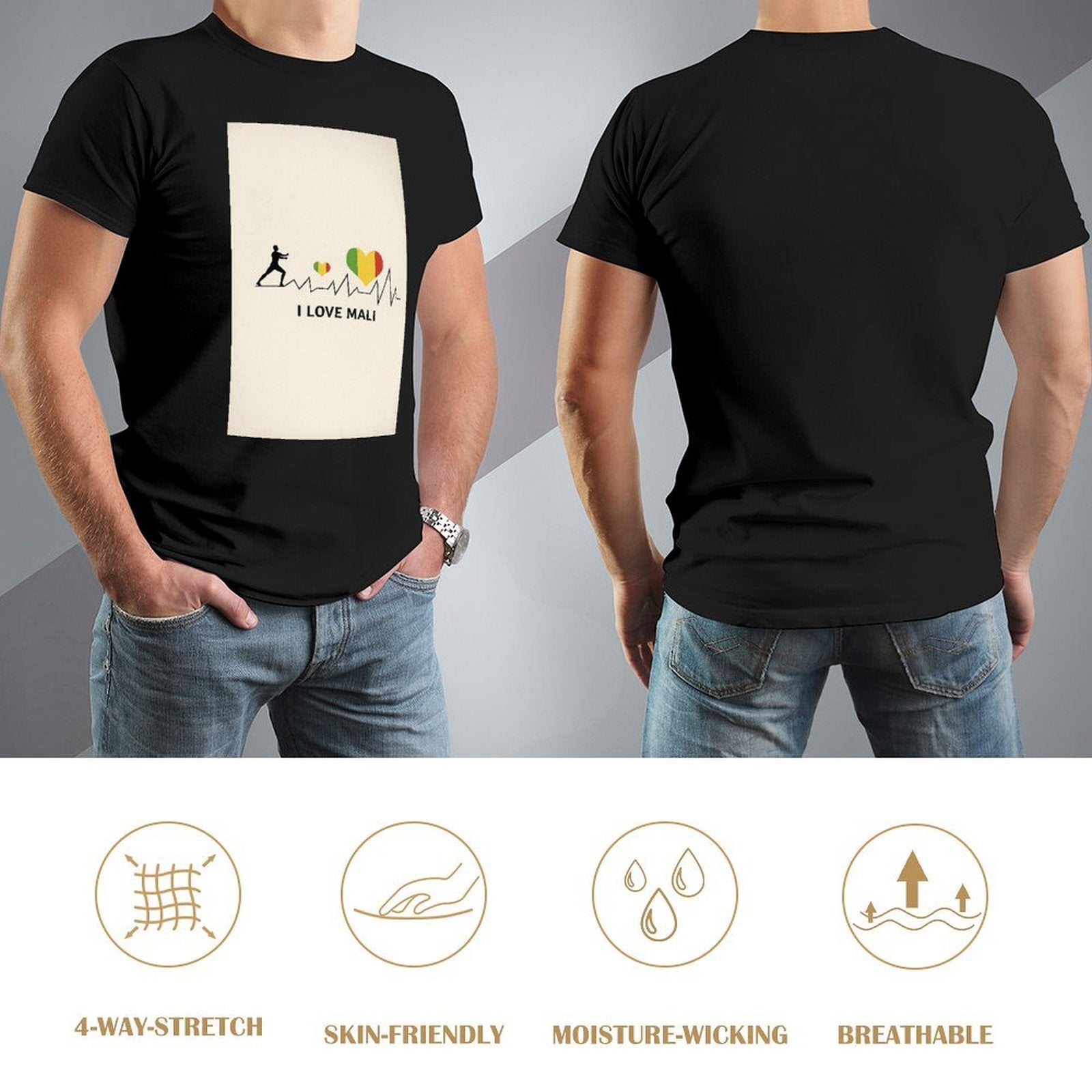 Men's Cotton Short - sleeved T-shirt, Breathable Loose - fitting Casual Summer Top, Suitable for Outdoor Activities and Daily Comfortable Wear,Men's T-shirt100%cottonzxvsgzgc4lz6 - TrendyLookz
