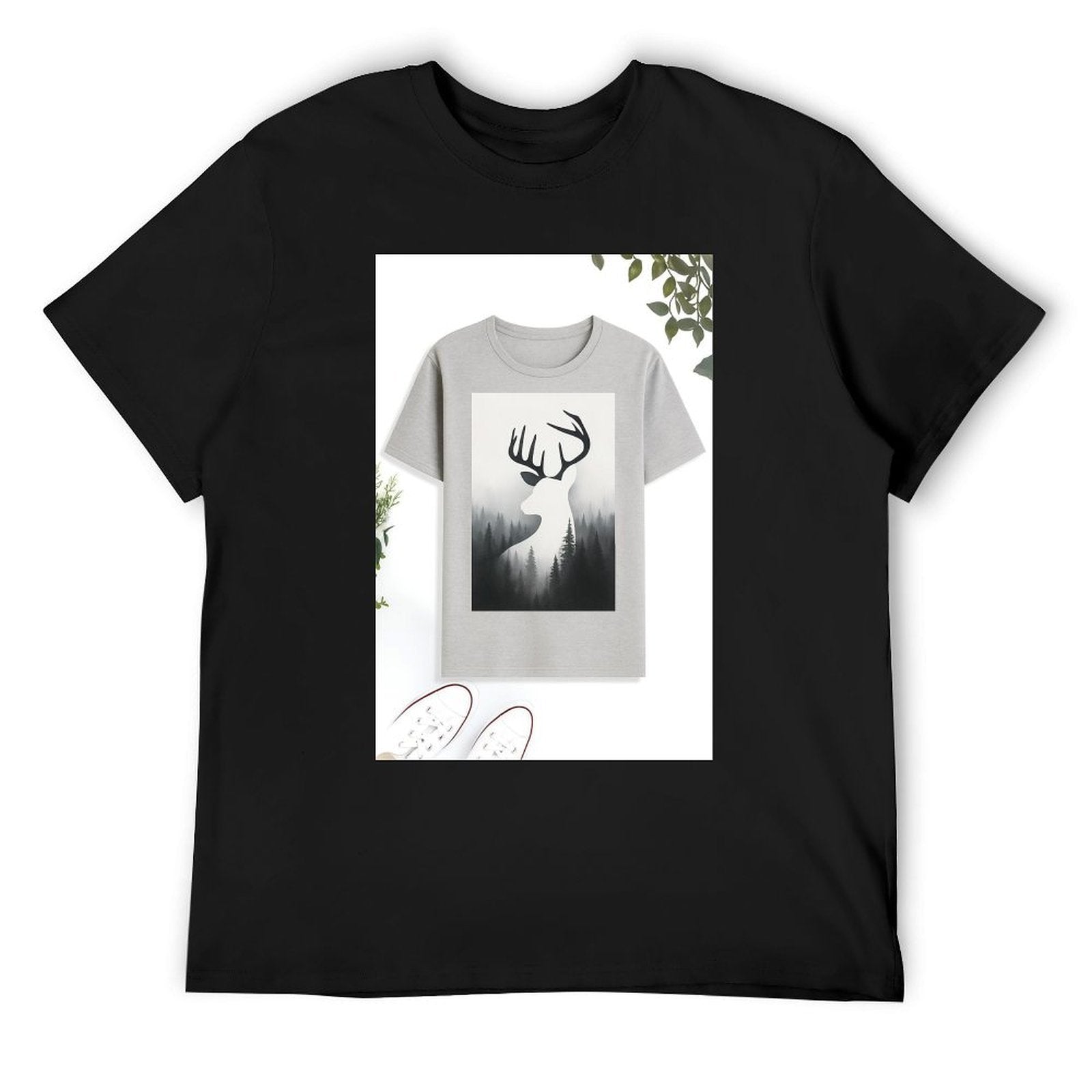 Men's Cotton Short - sleeved T-shirt, Breathable Loose - fitting Casual Summer Top, Suitable for Outdoor Activities and Daily Comfortable Wear,Men's T-shirt100%cottonzxvsgx28n2h0 - TrendyLookz