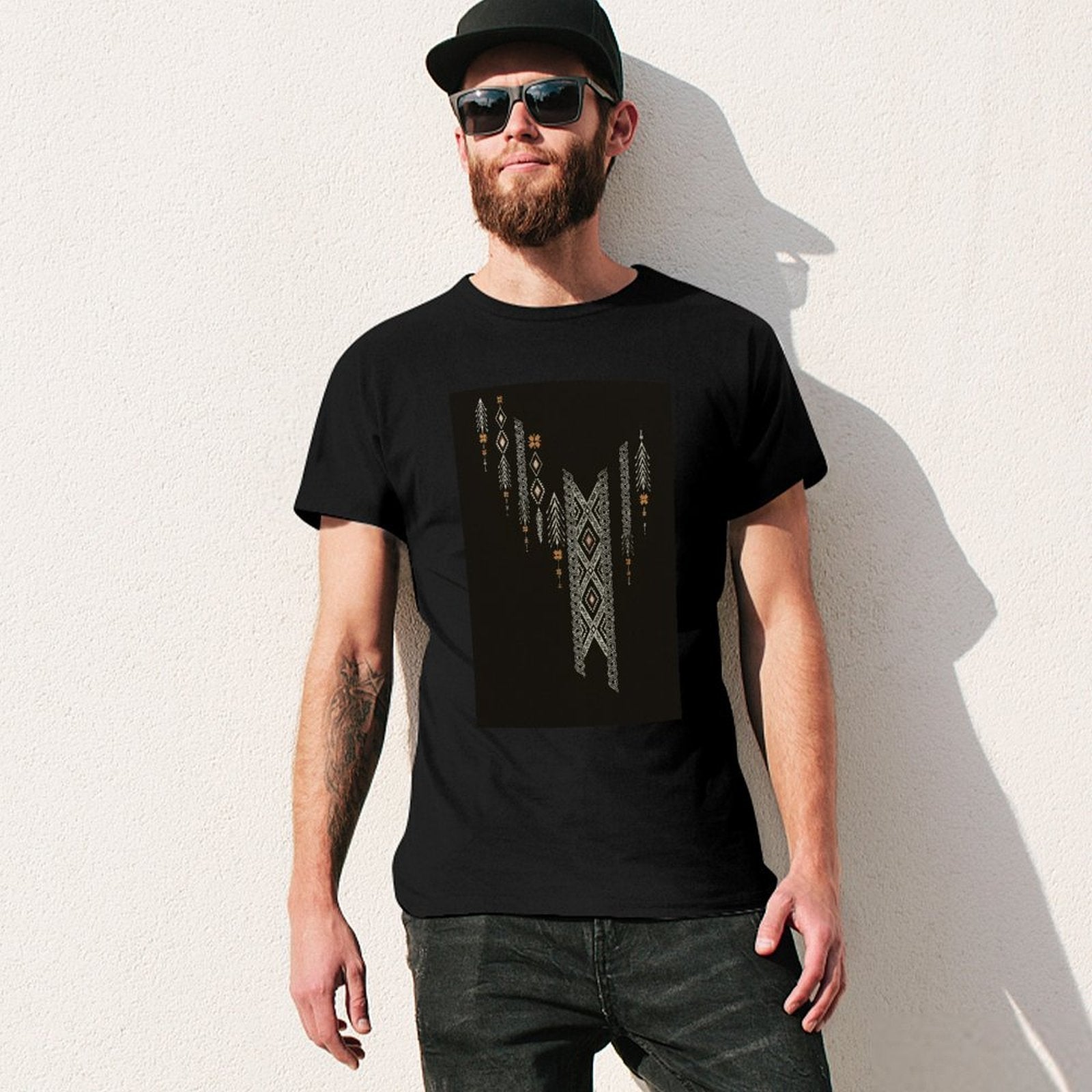 Men's Cotton Short - sleeved T-shirt, Breathable Loose - fitting Casual Summer Top, Suitable for Outdoor Activities and Daily Comfortable Wear,Men's T-shirt100%cottonzxvsykg9etzv - TrendyLookz