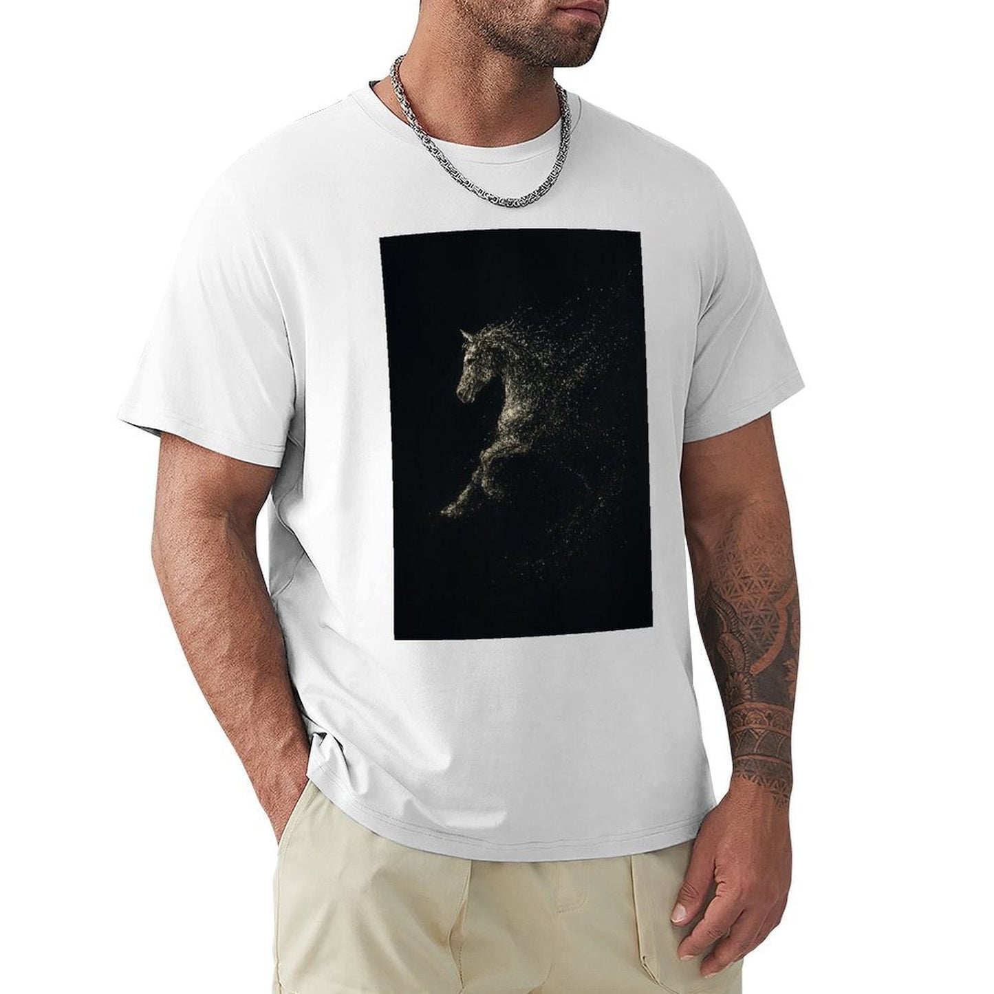 Men's Cotton Short - sleeved T-shirt, Breathable Loose - fitting Casual Summer Top, Suitable for Outdoor Activities and Daily Comfortable Wear,Men's T-shirt100%cottonzxvsy31mruo0 - TrendyLookz