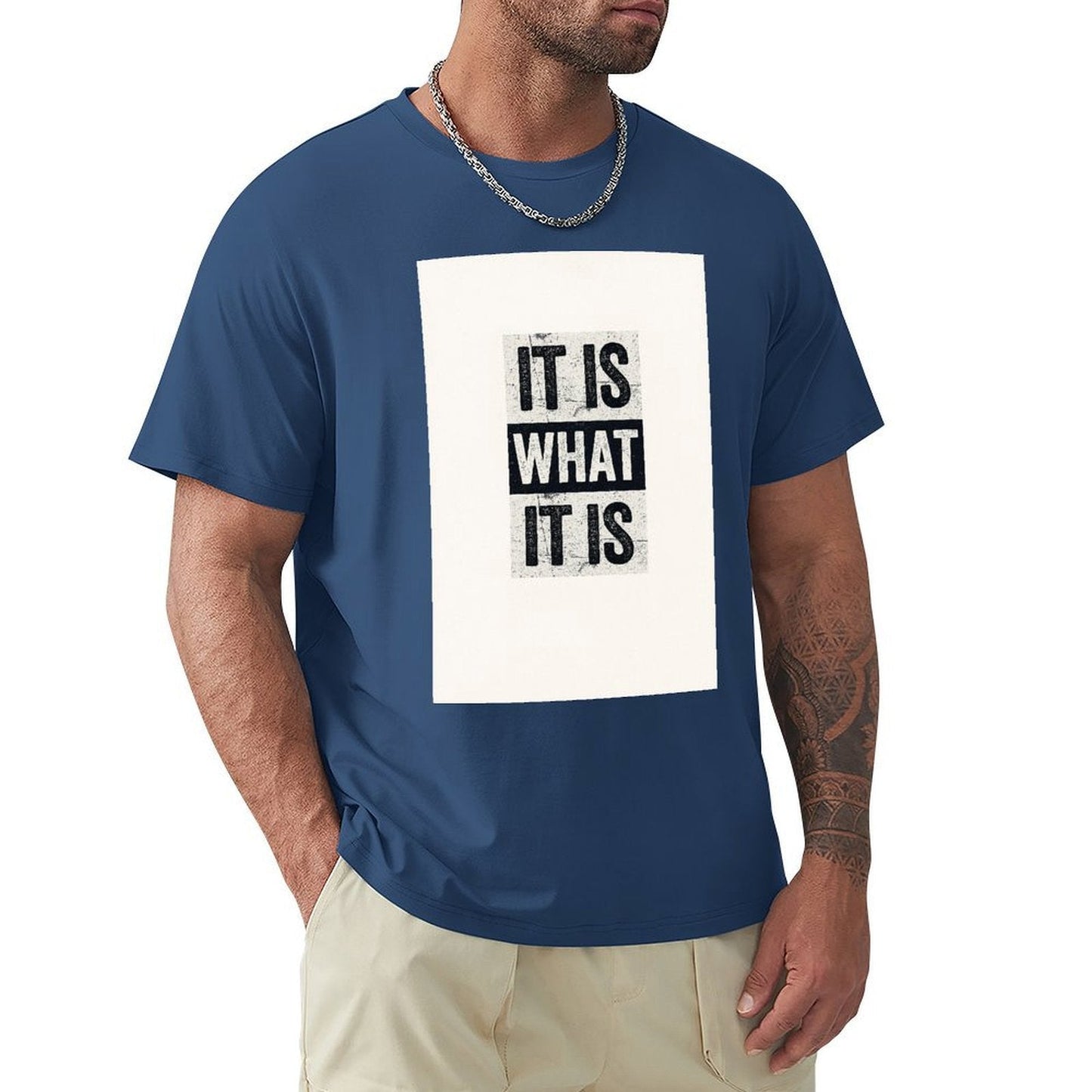 Men's Cotton Short - sleeved T-shirt, Breathable Loose - fitting Casual Summer Top, Suitable for Outdoor Activities and Daily Comfortable Wear,Men's T-shirt100%cottonzxvsgxwl4qct - TrendyLookz