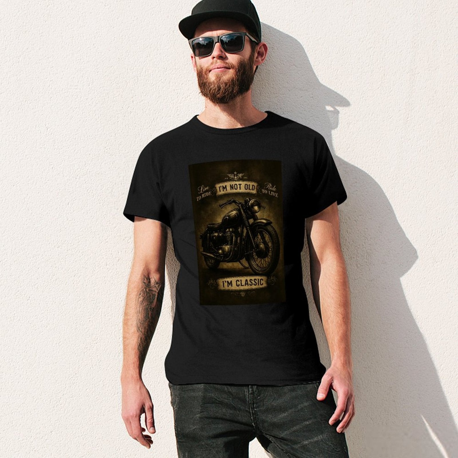 Men's Cotton Short - sleeved T-shirt, Breathable Loose - fitting Casual Summer Top, Suitable for Outdoor Activities and Daily Comfortable Wear,Men's T-shirt100%cottonzxvsy3pg0cvq - TrendyLookz