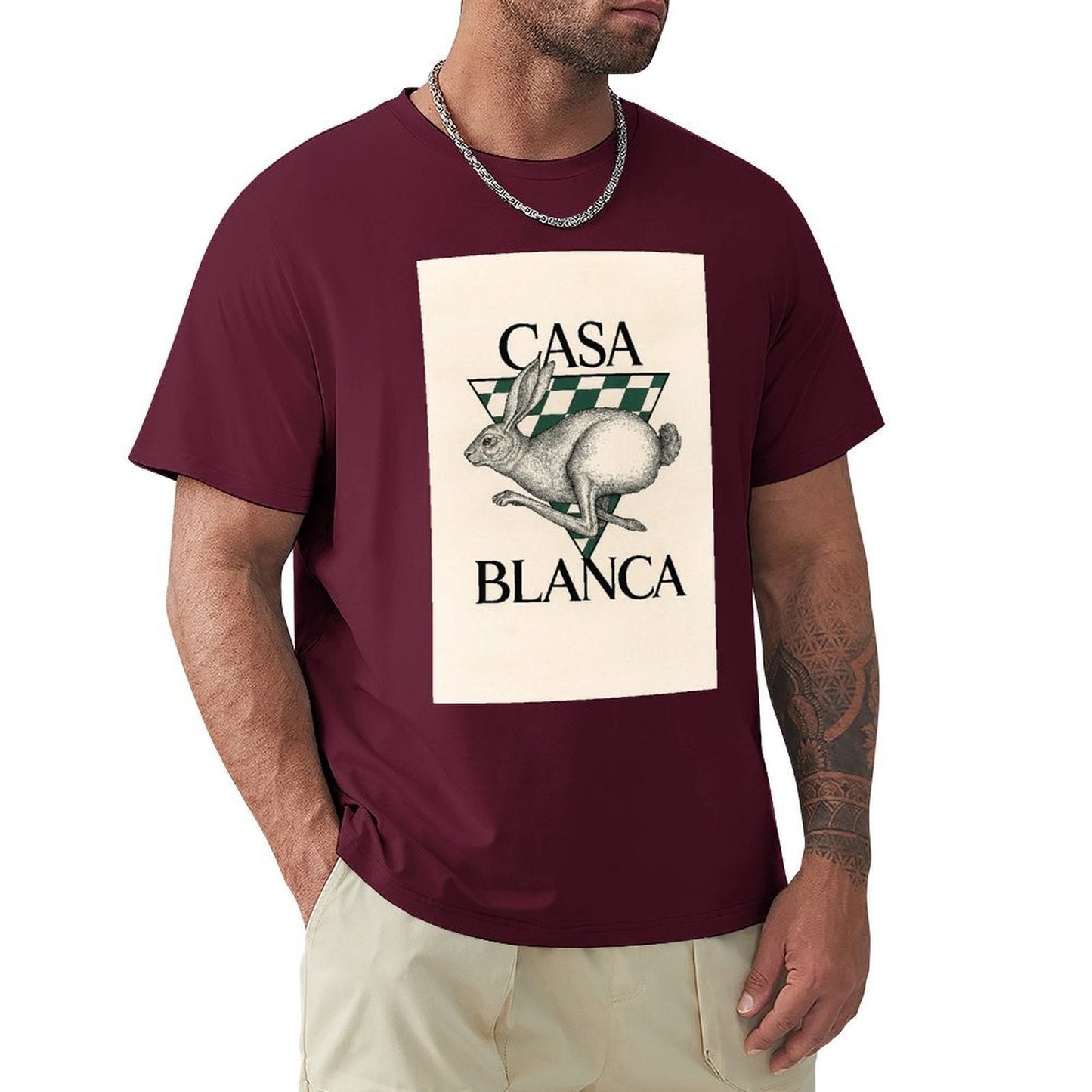 Men's Cotton Short - sleeved T-shirt, Breathable Loose - fitting Casual Summer Top, Suitable for Outdoor Activities and Daily Comfortable Wear,Men's T-shirt100%cottonzxvsgxrtpfnd - TrendyLookz