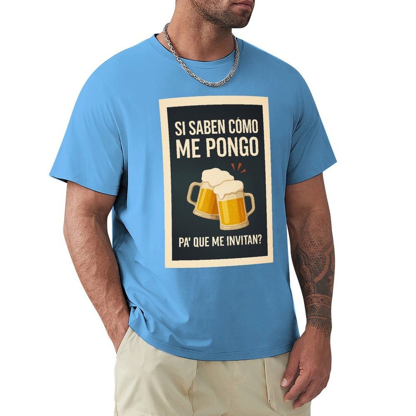 Men's Cotton Short - sleeved T-shirt, Breathable Loose - fitting Casual Summer Top, Suitable for Outdoor Activities and Daily Comfortable Wear,Men's T-shirt100%cottonzxvsgxzf56ms - TrendyLookz