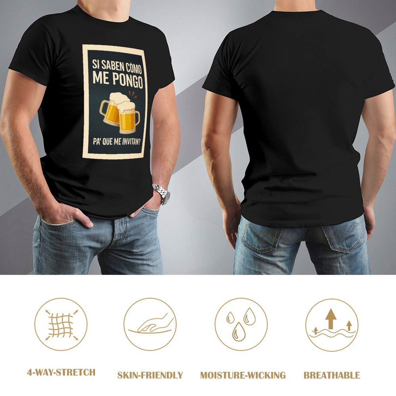Men's Cotton Short - sleeved T-shirt, Breathable Loose - fitting Casual Summer Top, Suitable for Outdoor Activities and Daily Comfortable Wear,Men's T-shirt100%cottonzxvsgxzf56ms - TrendyLookz