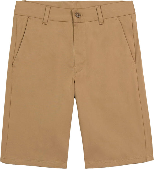 Nautica Boys' School Uniform Flat Front Twill Short - TrendyLookz