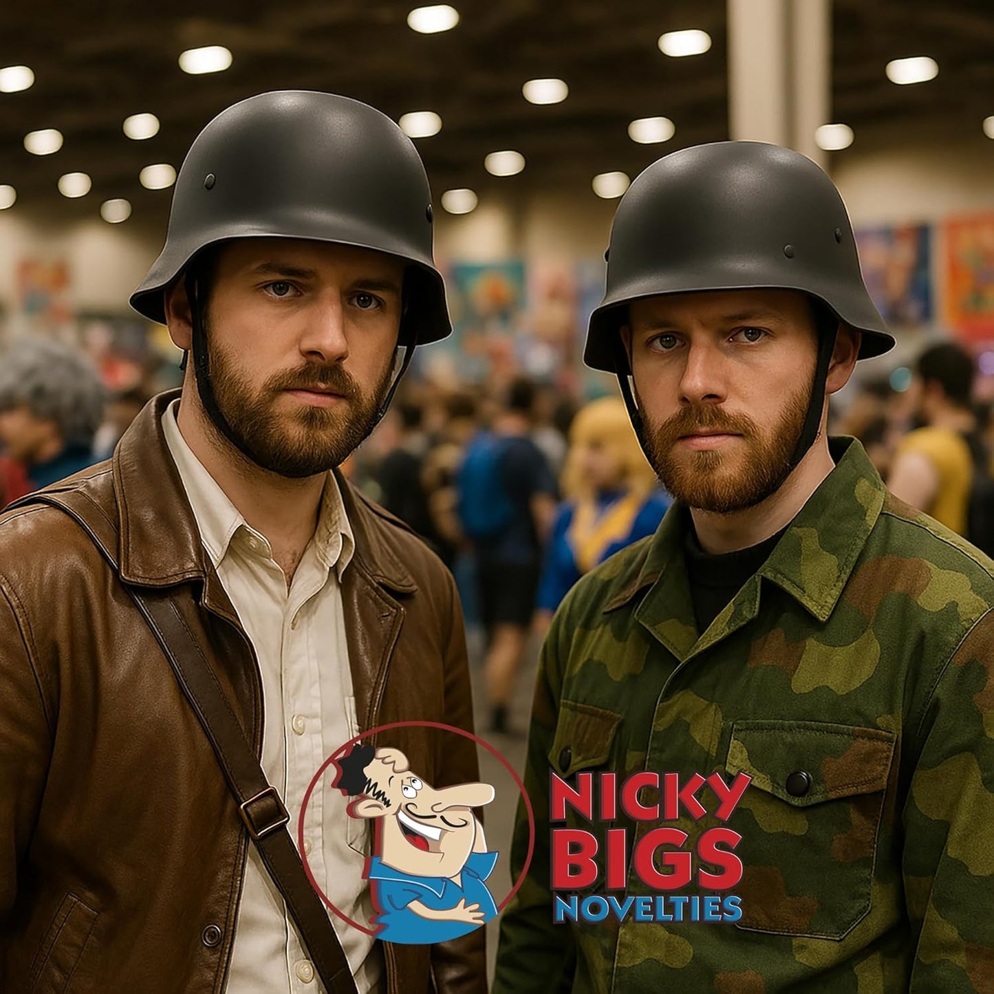 Nicky Bigs Novelties Plastic German Army Novelty Helmet Halloween Costume Accessory - TrendyLookz
