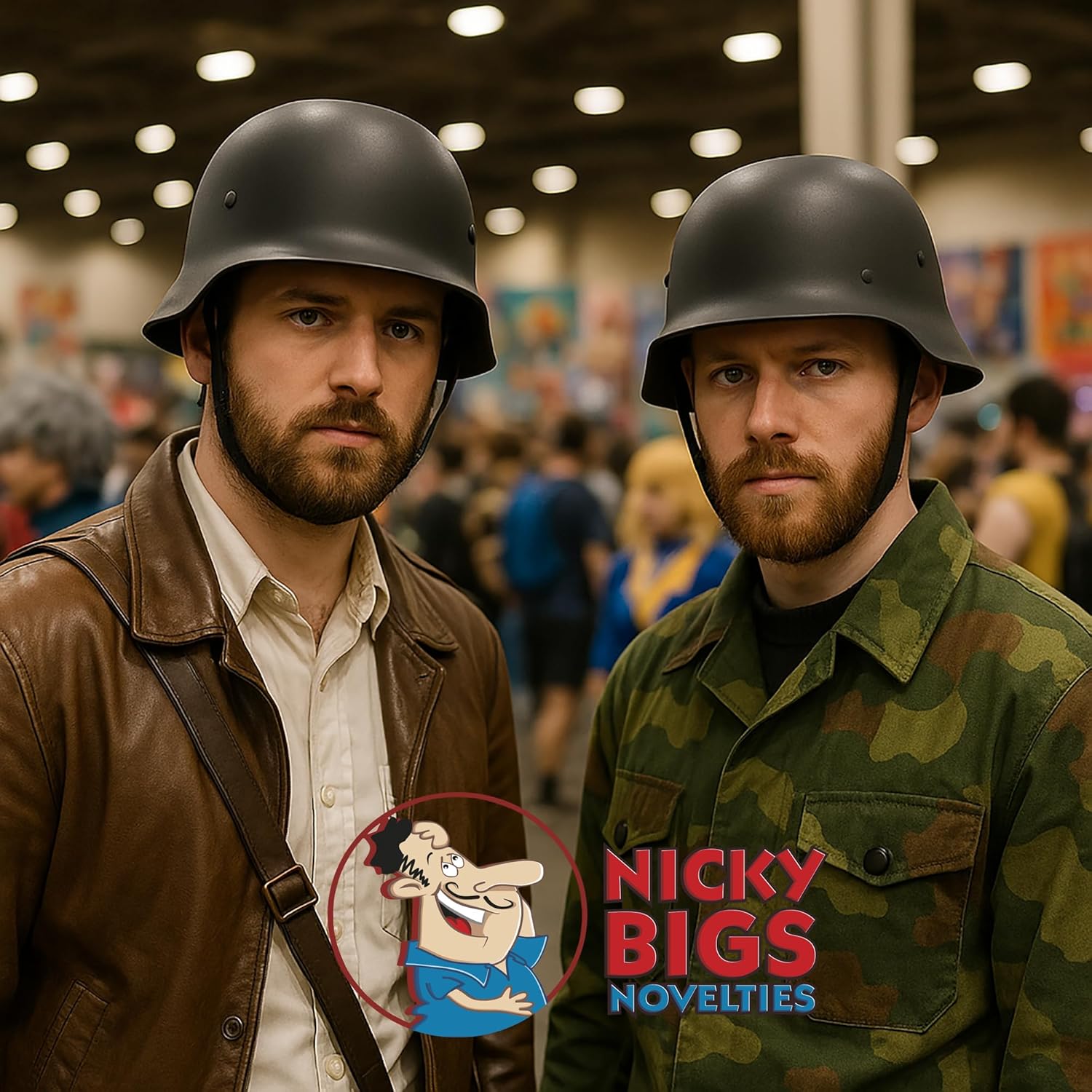 Nicky Bigs Novelties Plastic German Army Novelty Helmet Halloween Costume Accessory - TrendyLookz