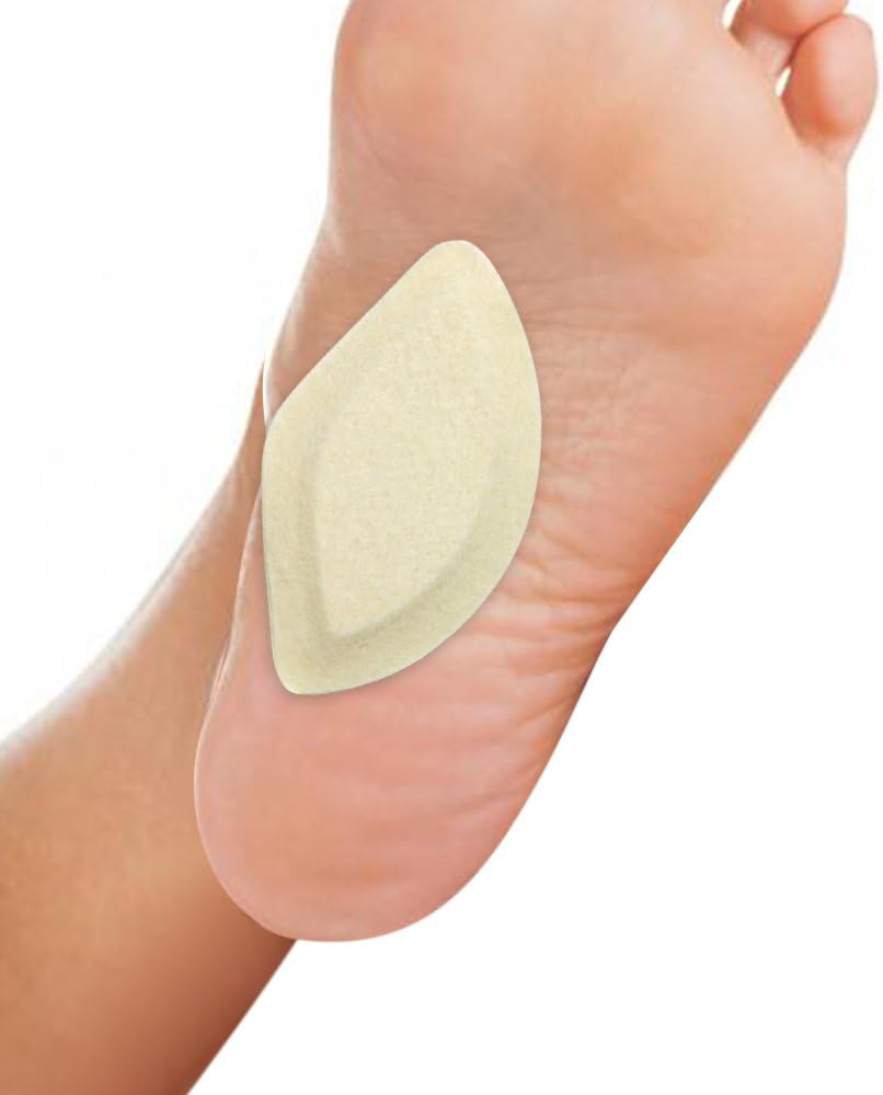 Premium Felt Foot Arch Support Pads - Shoe Inserts - 3 Pairs - 1/4" - TrendyLookz
