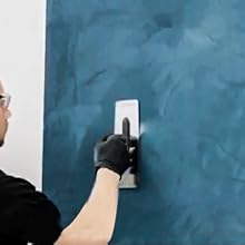 Stainless Steel Venetian Plaster Trowel 2 PC (Small: 200mm x 80mm & Medium: 240mm x 100mm) Paint Plastering Finishing Hand Tools - TrendyLookz