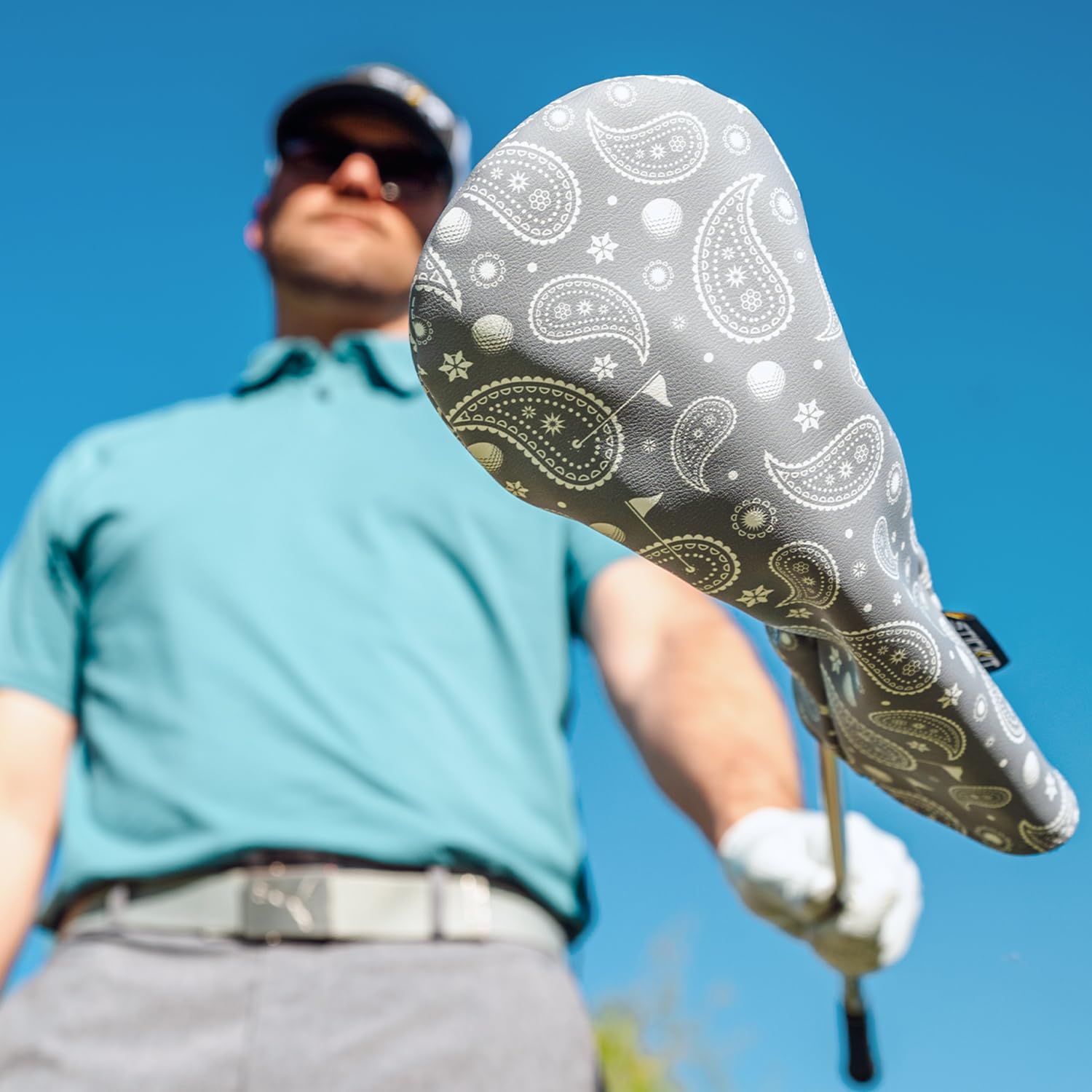 STICKIT Magnetic Driver and Fairway Head Covers | Premium Leather, Industrial Magnet | Universal Fit for Golf Clubs | Ultimate Protection & Travel - Friendly - TrendyLookz