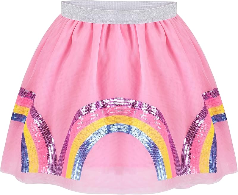 Sunny Fashion Girls Skirt Navy Blue Pearl Stars Sparkling Tutu Dancing Age 4 - 12 Years - TrendyLookz