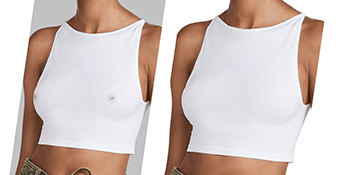 VOCH GALA Nipple Covers 2 Pairs - Seamless and Sheer Adhesive Silicone Nipple Pasties for Women Reusable, Sticky Breast Petals - TrendyLookz
